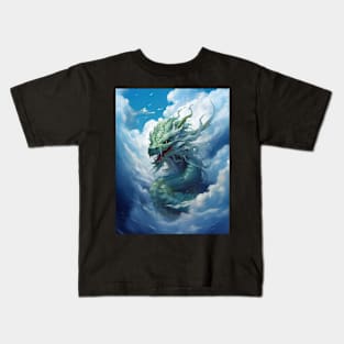 Elemental Wind Dargon Kids T-Shirt